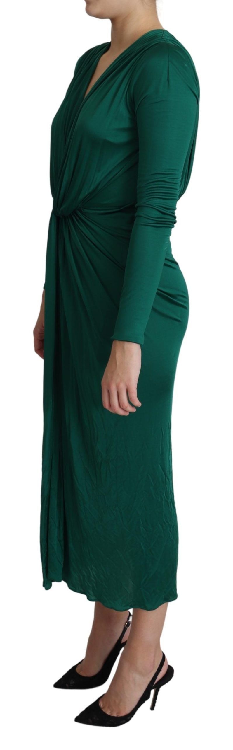 Robe midi bodycon Émeraude Élégance Dolce & Gabbana