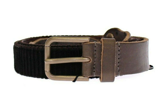 Ceinture pour homme en fusion cuir-coton élégante Dolce & Gabbana