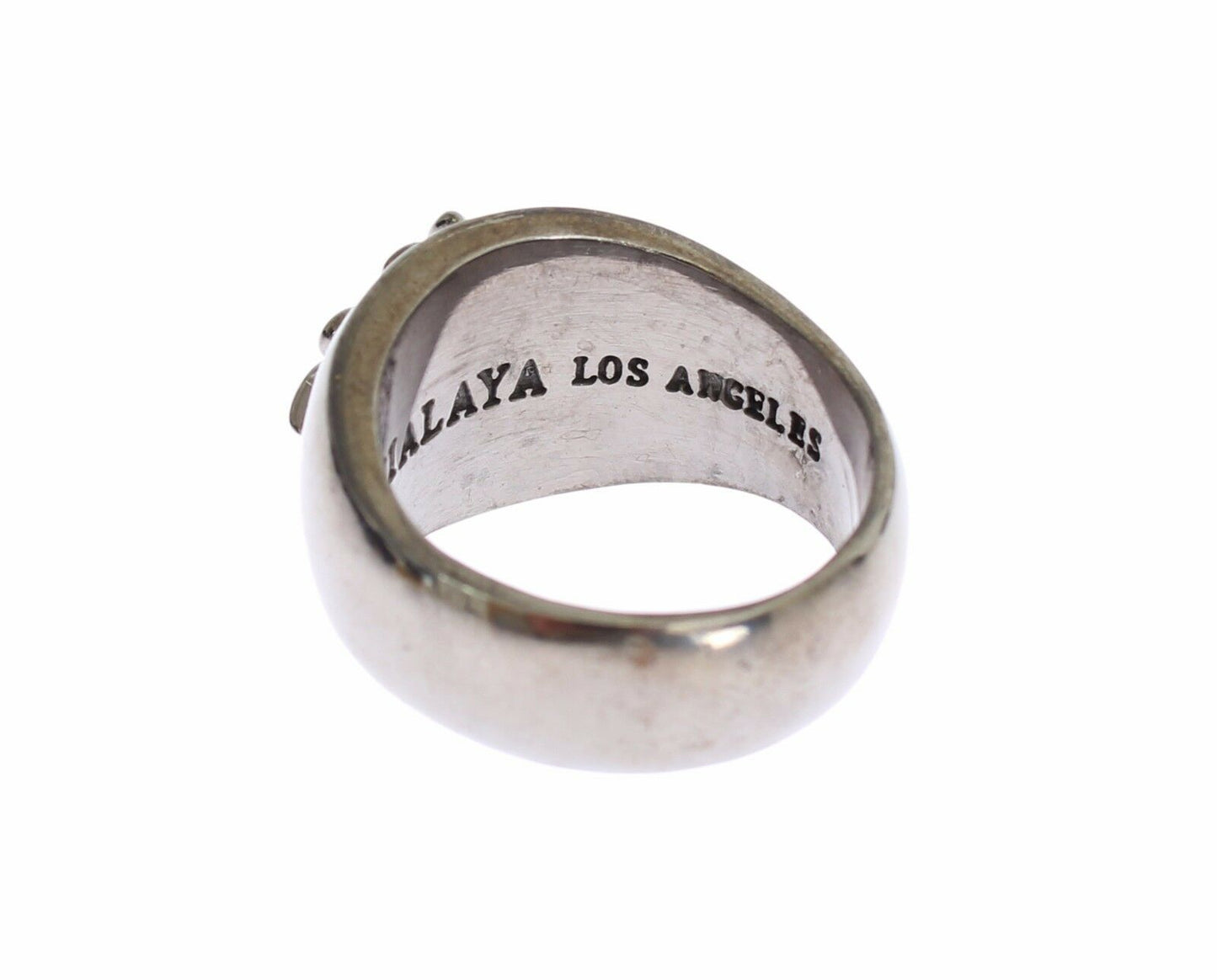 Anillo con escudo auténtico de plata de ley 925