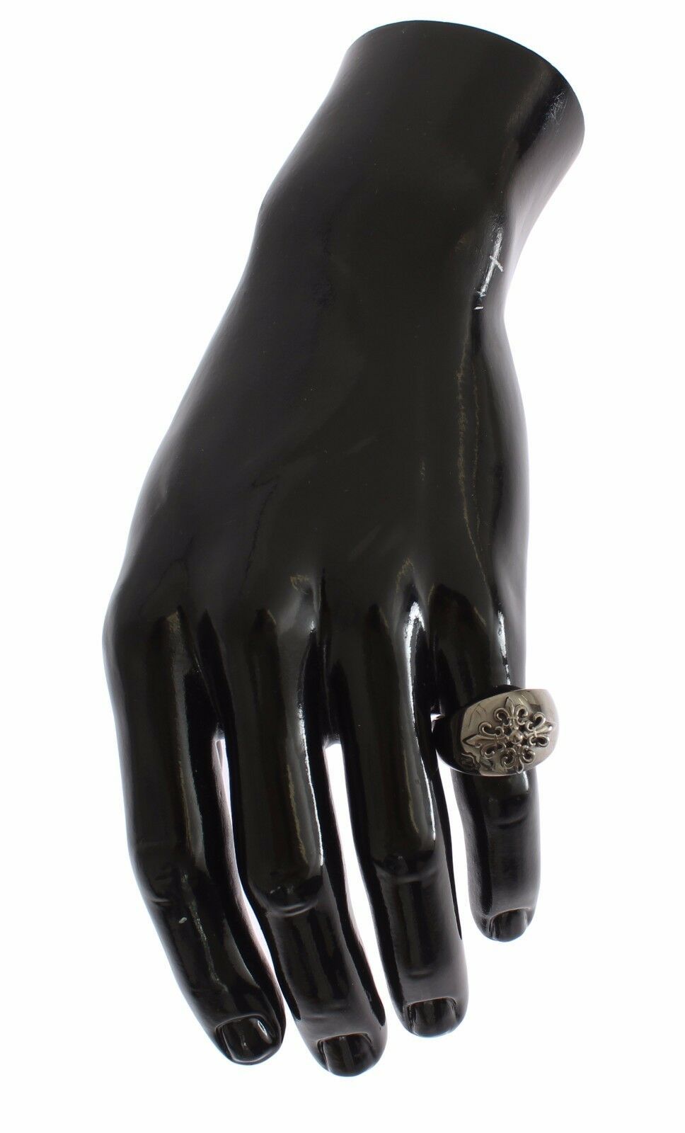 Anillo con escudo auténtico de plata de ley 925