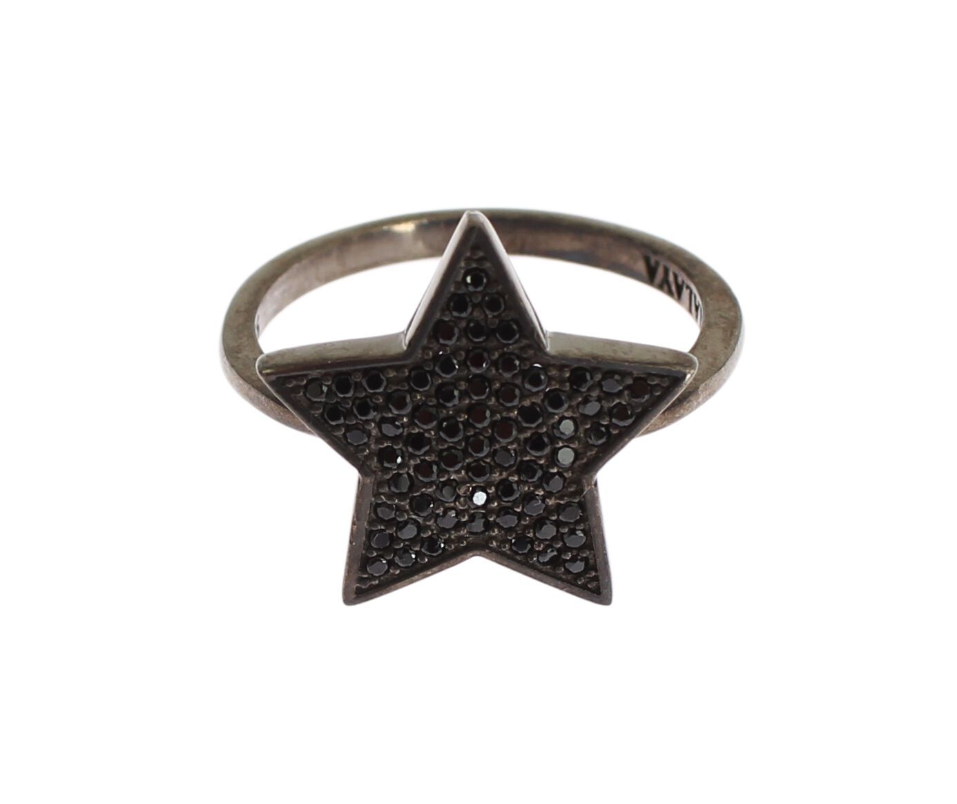 Nialaya Exquisite Sterling Silver CZ Kristallring