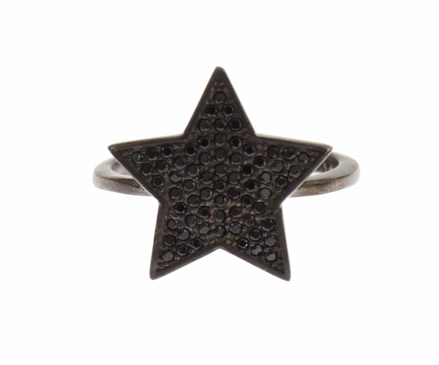 Nialaya Exquisite Sterling Silver CZ Kristallring