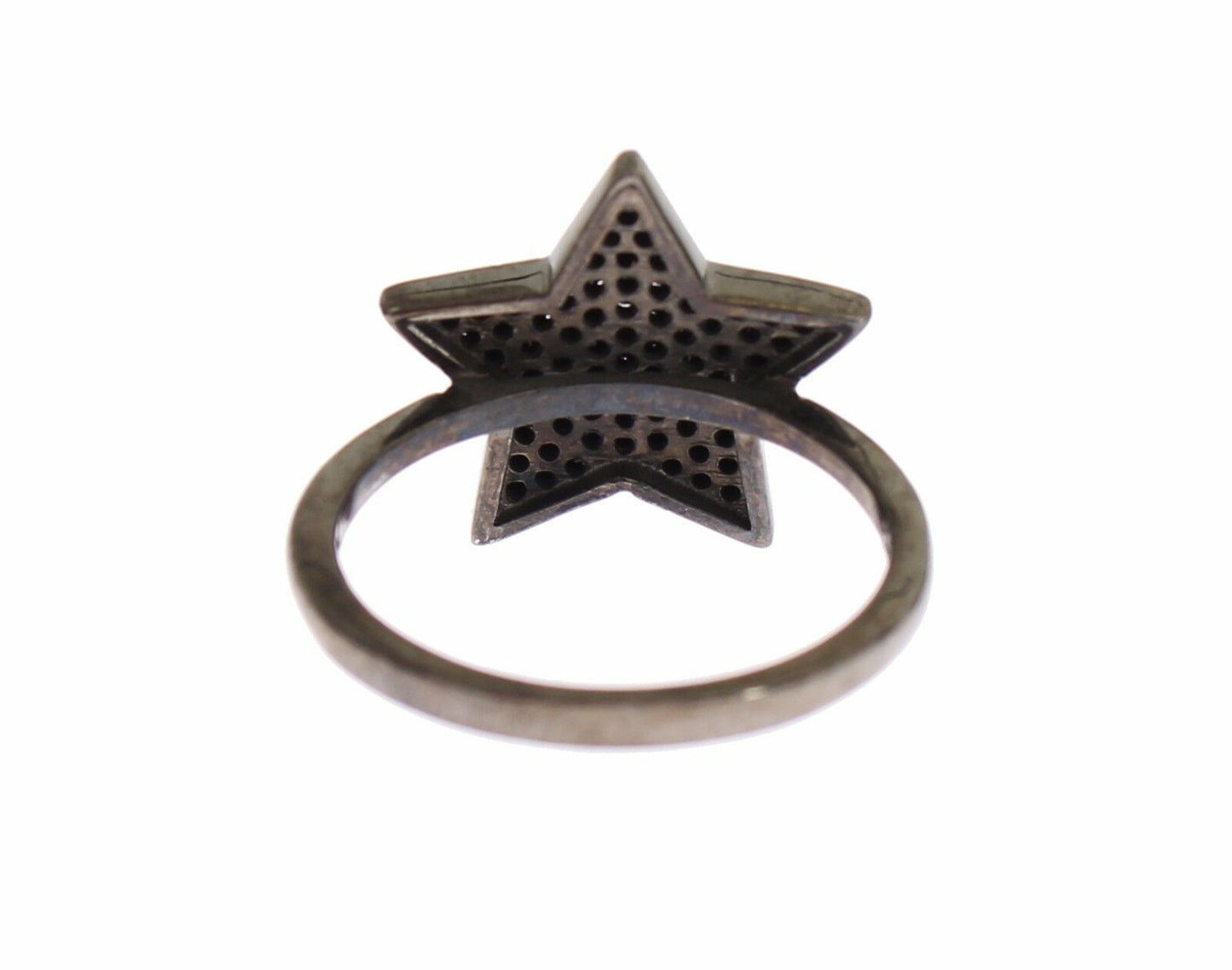 Nialaya Exquisite Sterling Silver CZ Kristallring