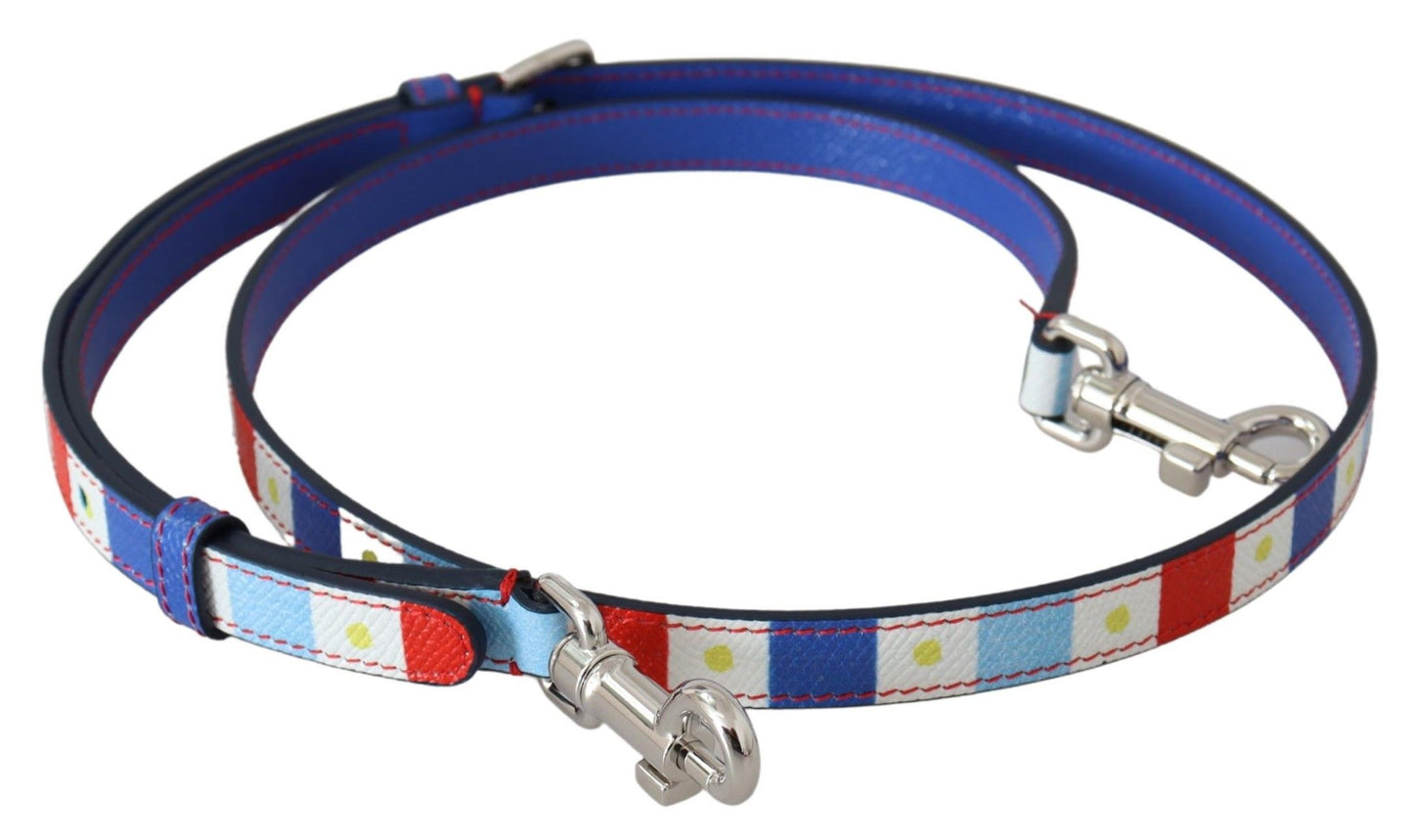 Tracolla accessoria per borsa in pelle 100% multicolore