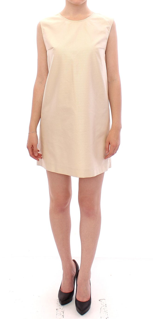 Abito senza maniche beige elegante di Andrea Incontri