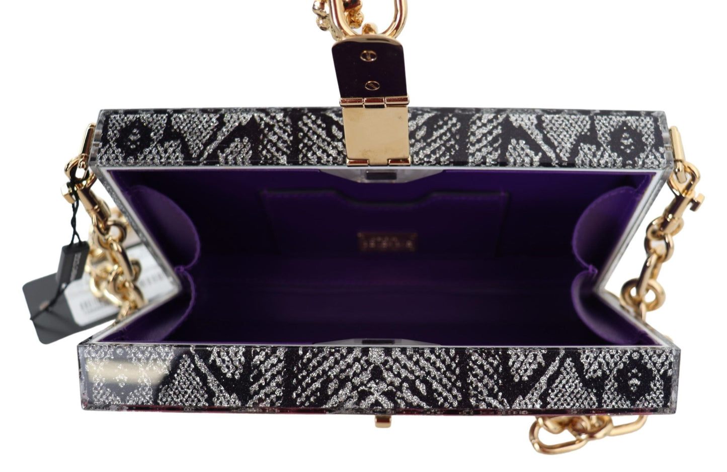 Monedero gris Fashion Devotion Clutch Plexi SICILY BOX