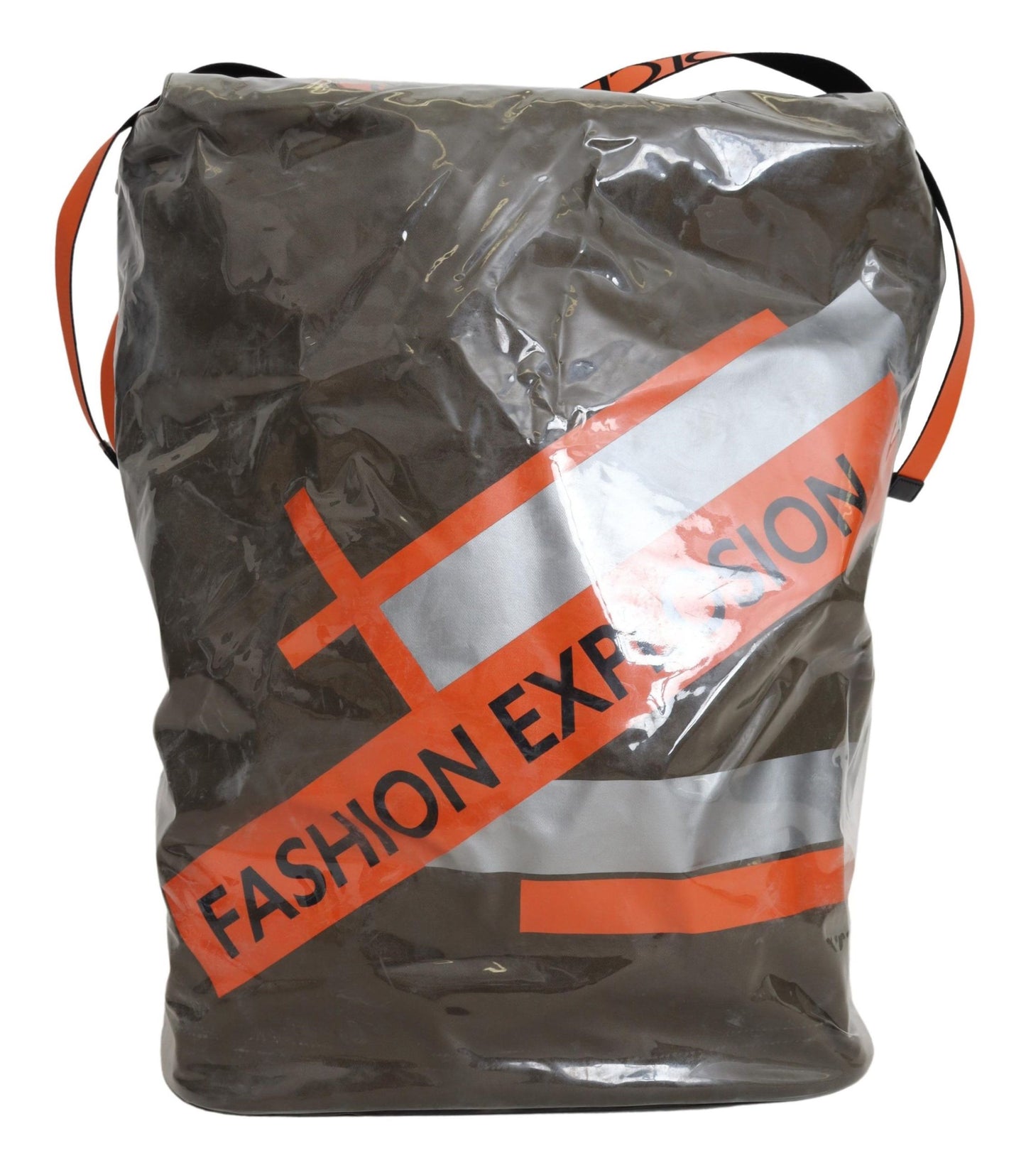 Bolsa de compras verde de tela grande de algodón para hombre