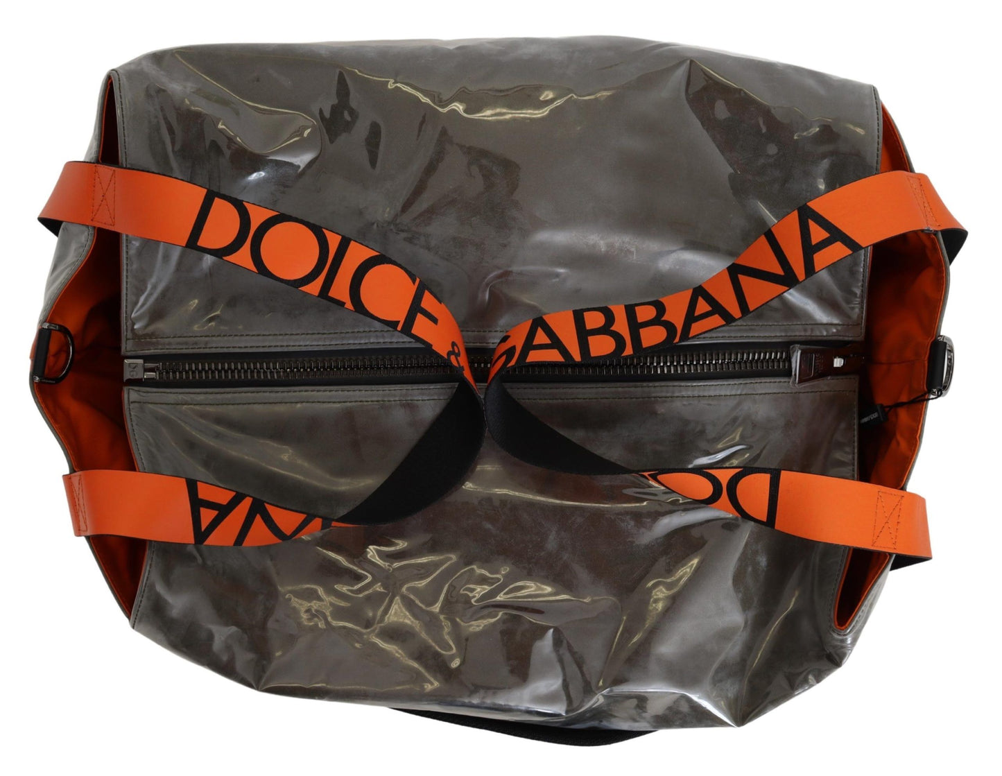 Bolsa de compras verde de tela grande de algodón para hombre