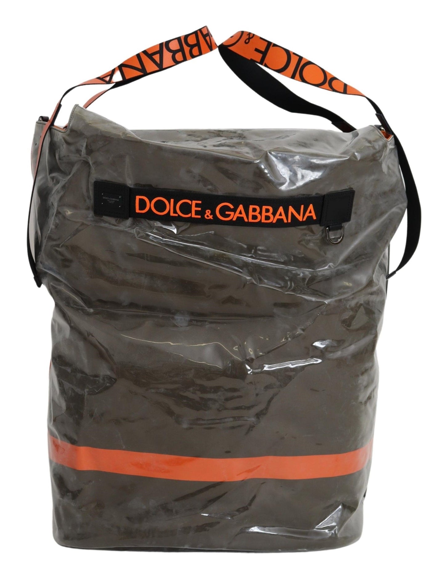 Bolsa de compras verde de tela grande de algodón para hombre
