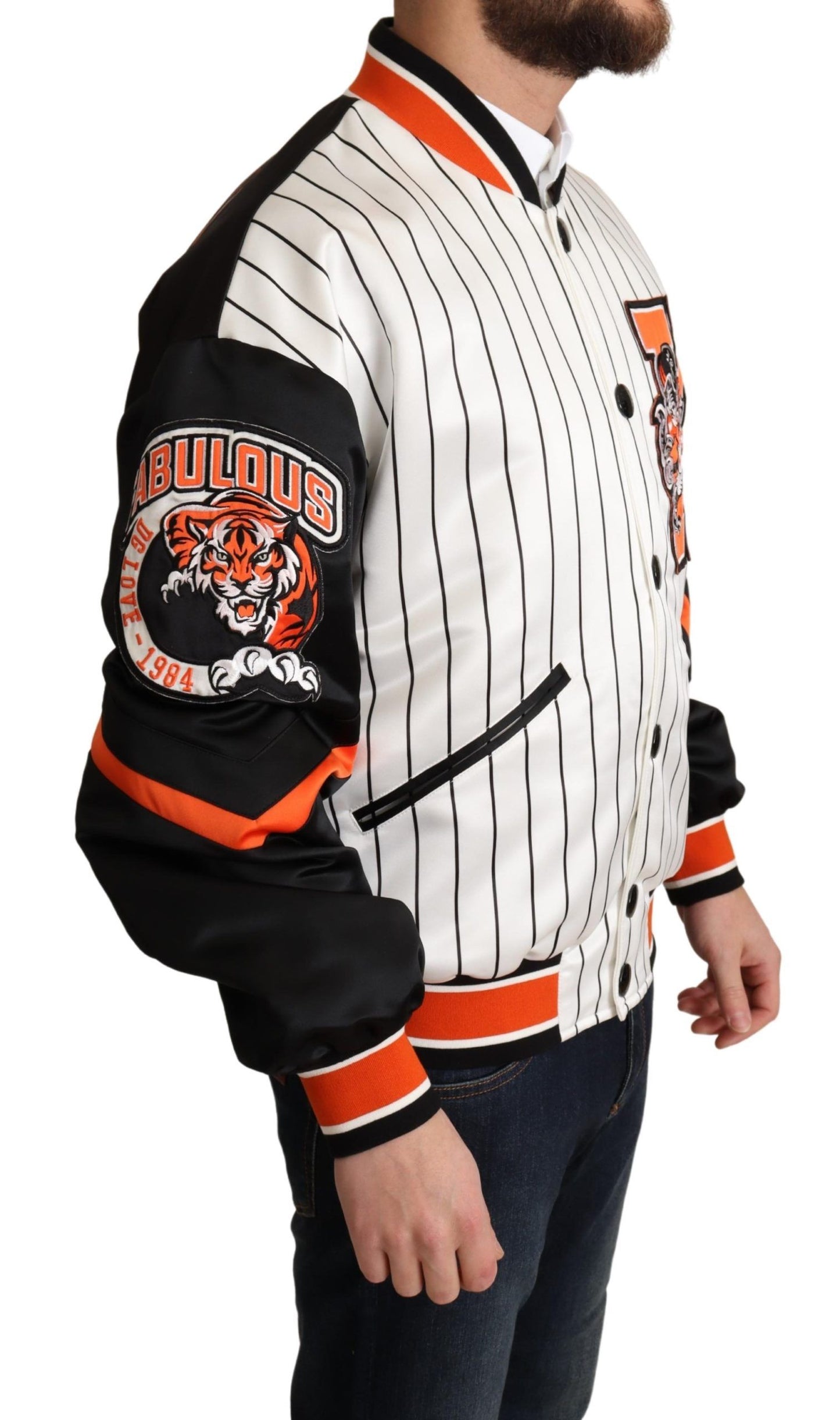 Chaqueta #DGMILLENNIALS con logo de Bomber King multicolor