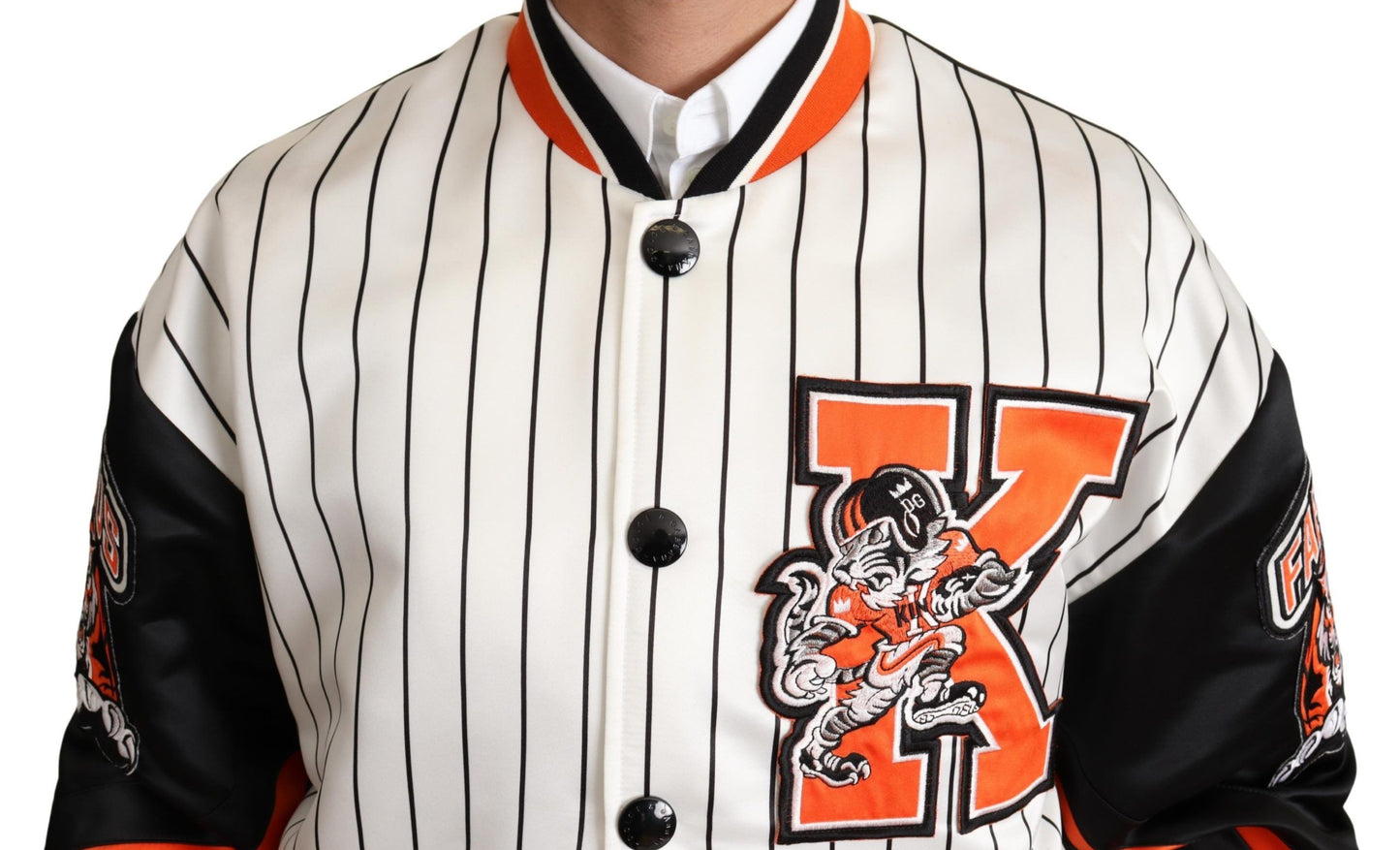 Chaqueta #DGMILLENNIALS con logo de Bomber King multicolor