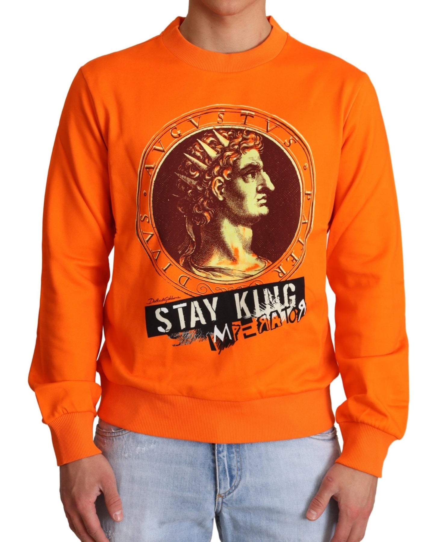 Jersey de algodón naranja King Ceasar