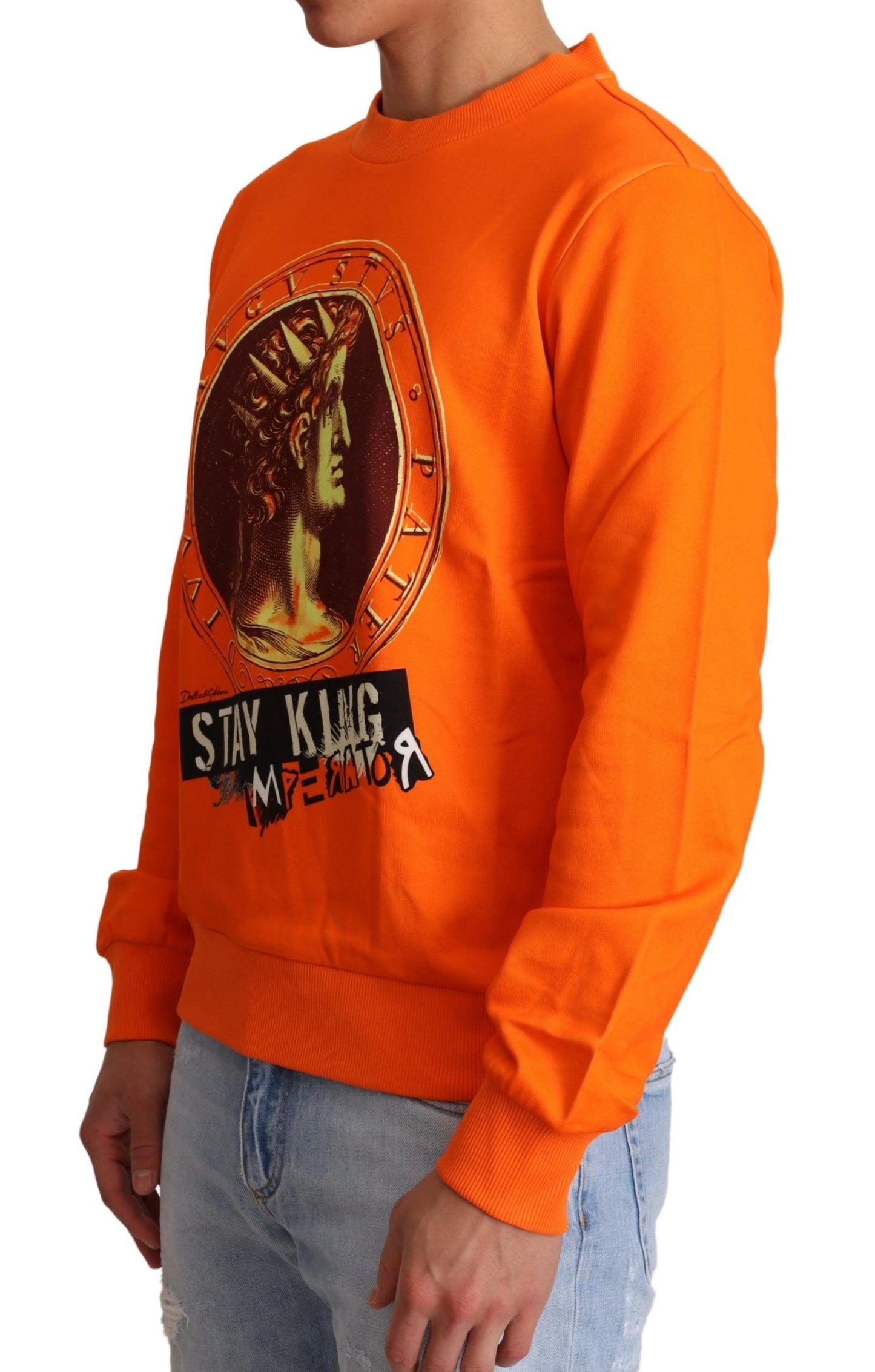 Jersey de algodón naranja King Ceasar