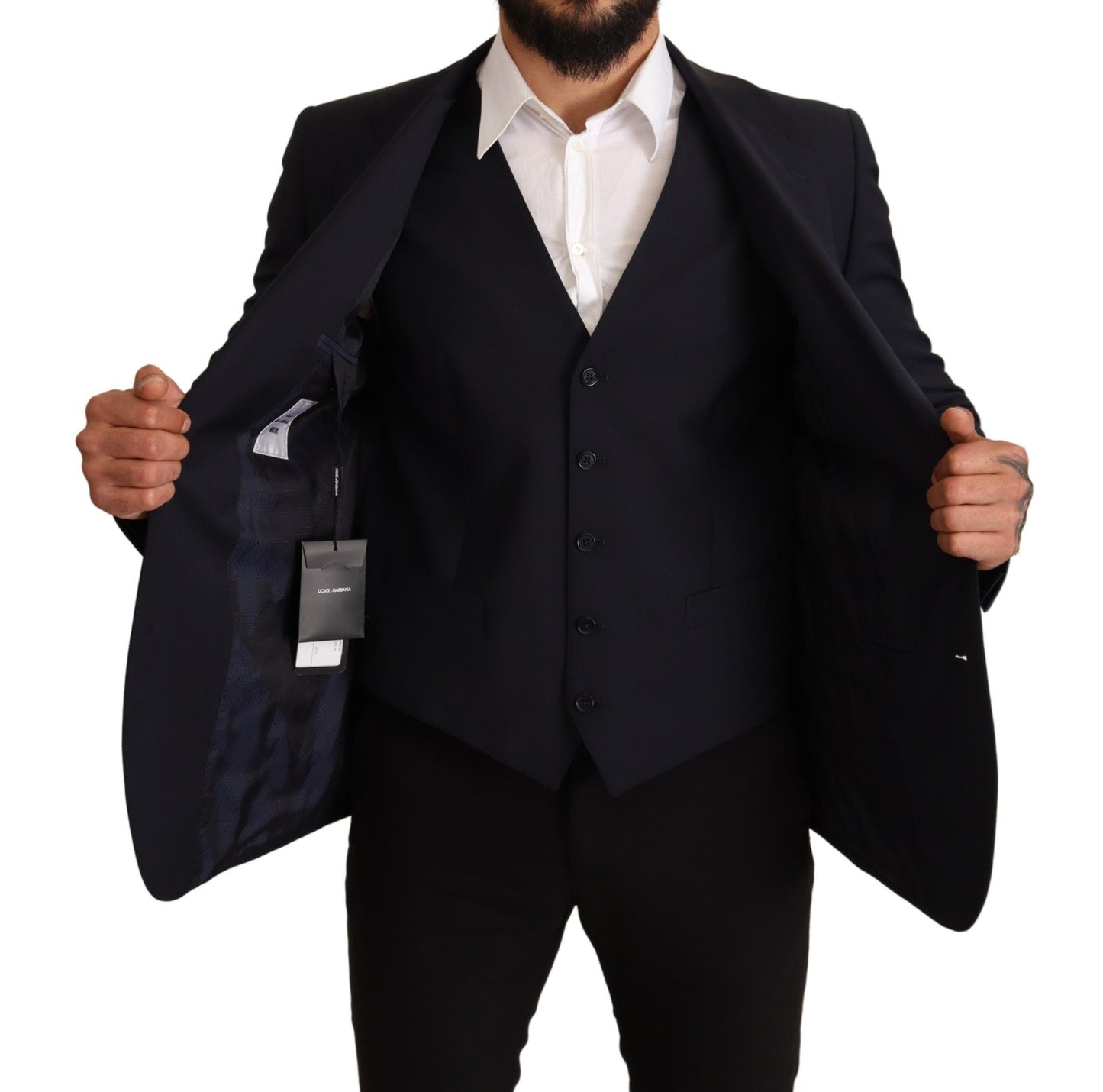 Giacca da abito blazer MARTINI blu in 2 pezzi