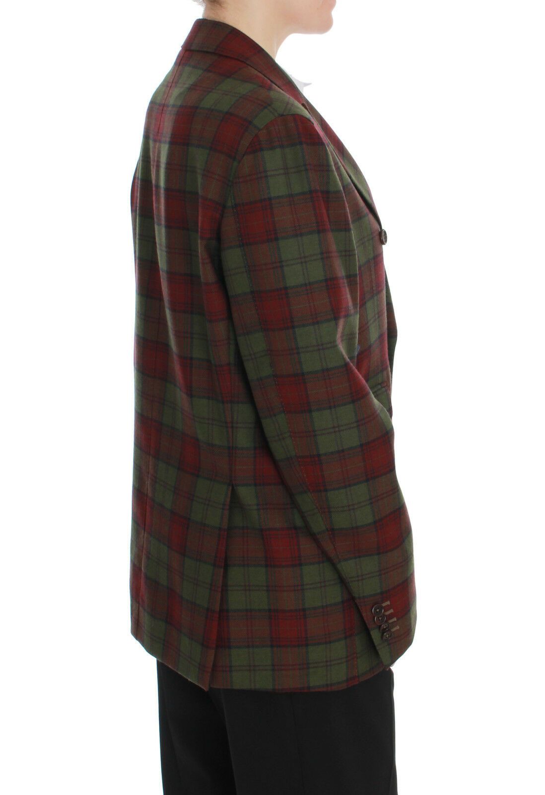 Cruzada De Lana Verde Burdeos