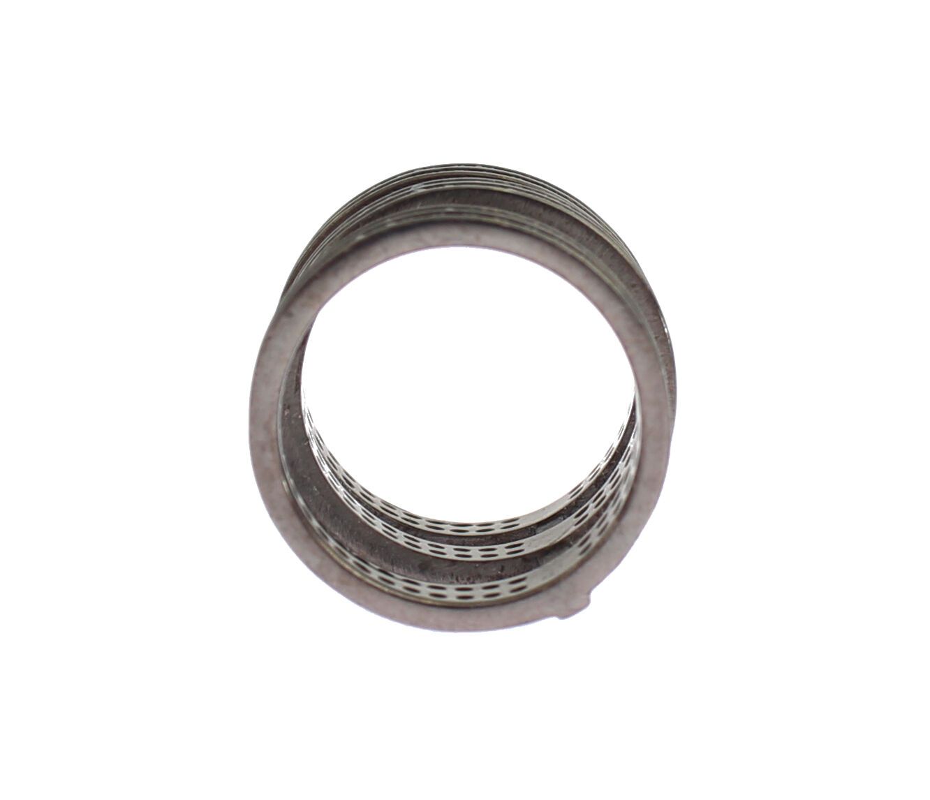 Anillo de plata 925 con circonita negra y rodio