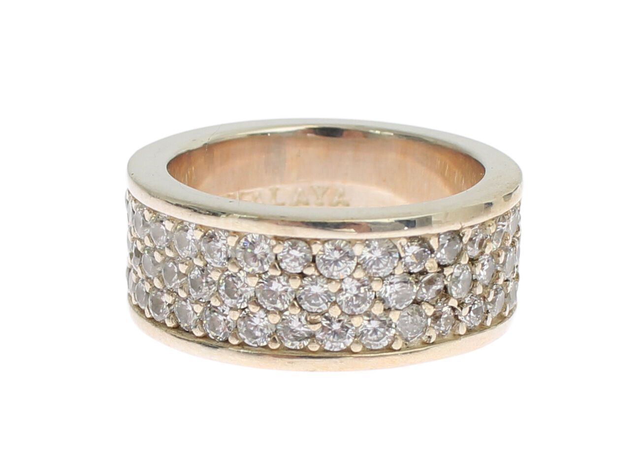 Anillo de plata de ley 925 con circonita cúbica para mujer