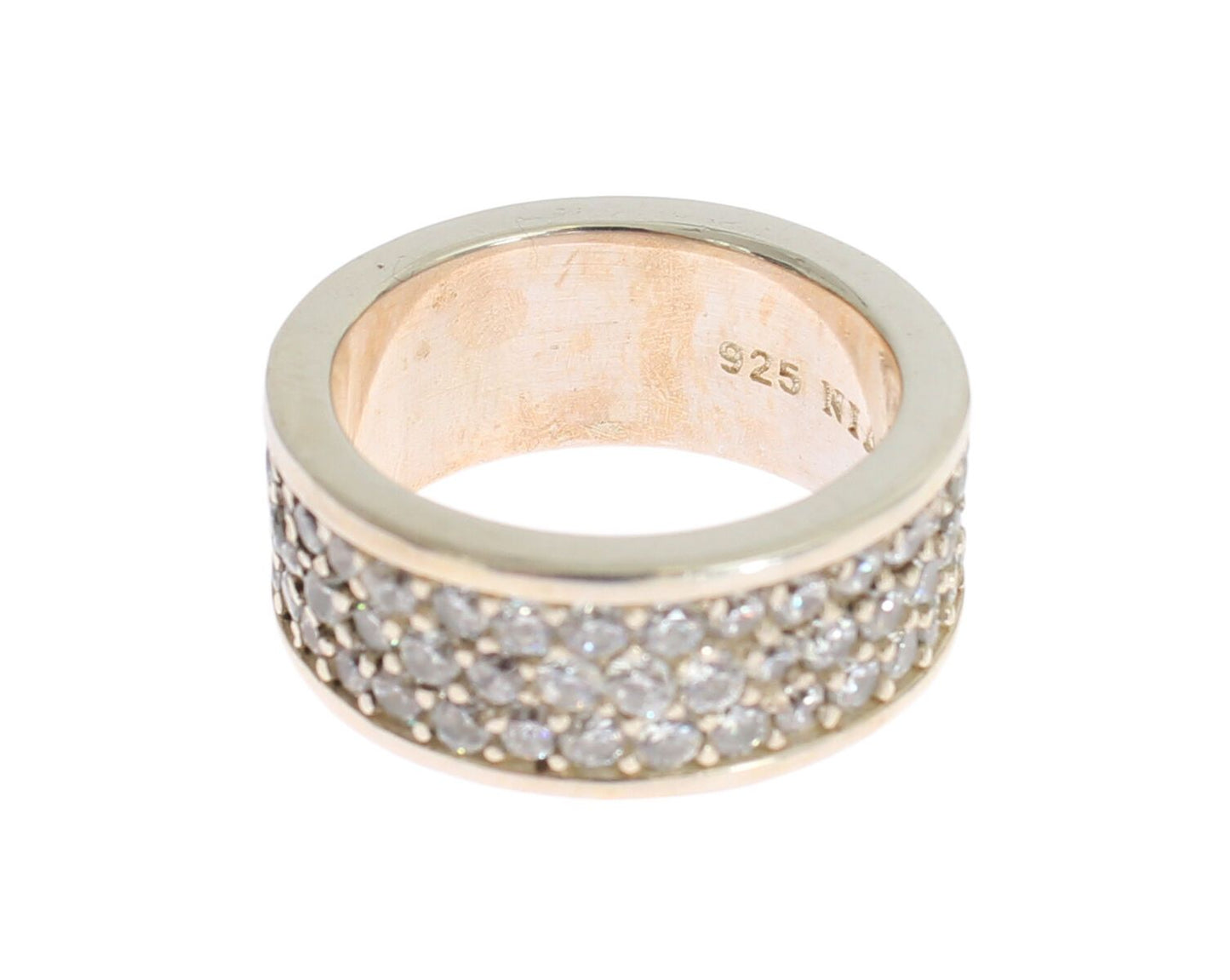 Anillo de plata de ley 925 con circonita cúbica para mujer