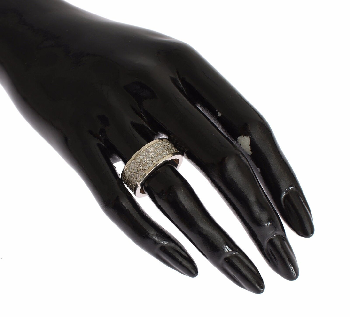 Anillo de plata de ley 925 con circonita cúbica para mujer