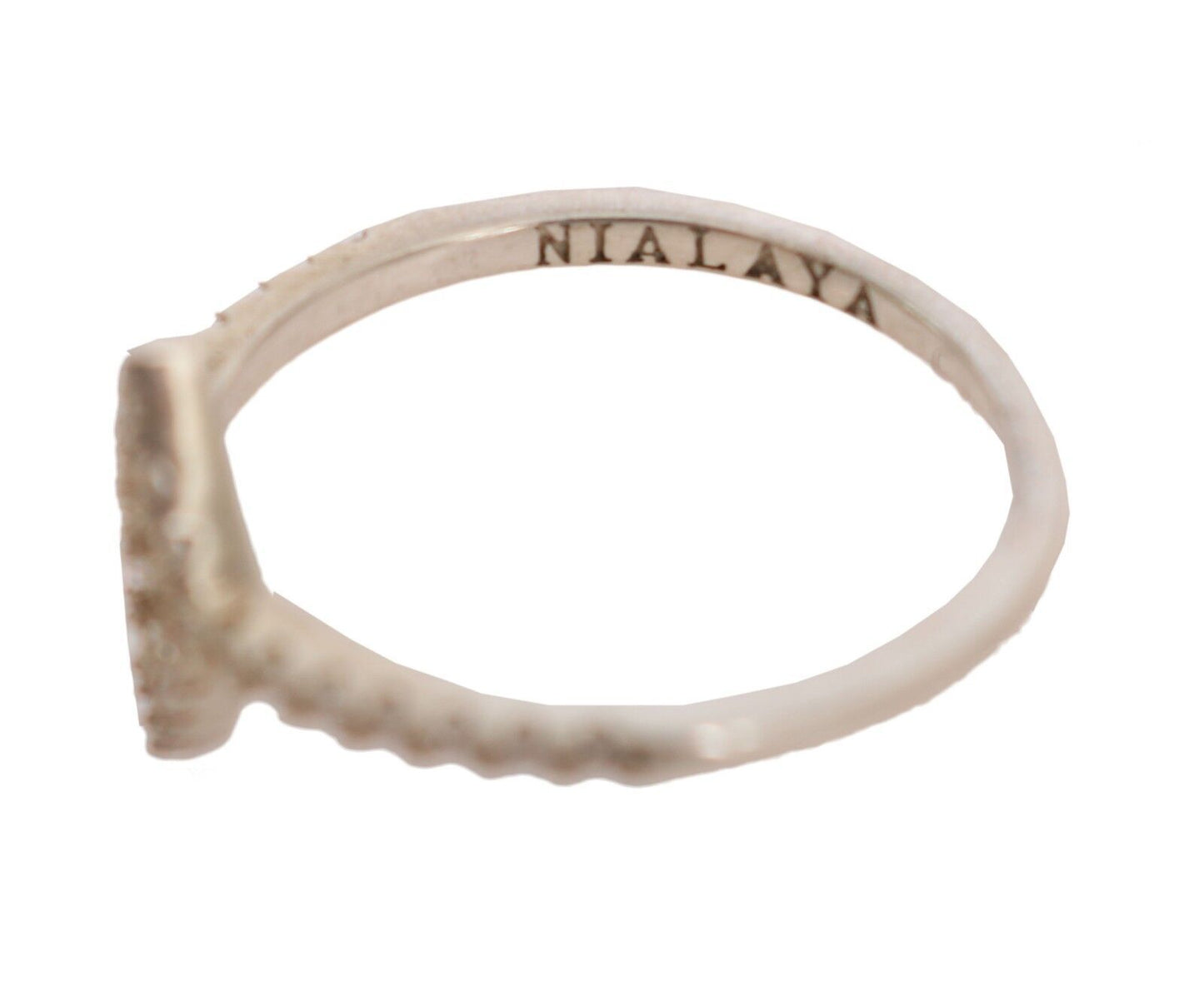 Anillo de plata 925 con circonita transparente para mujer Silver Rhombus