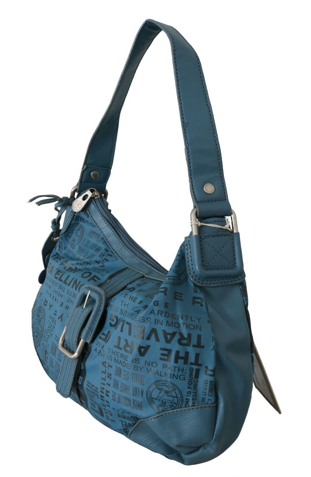 Bolso De Hombro Monedero Estampado Mujer Azul