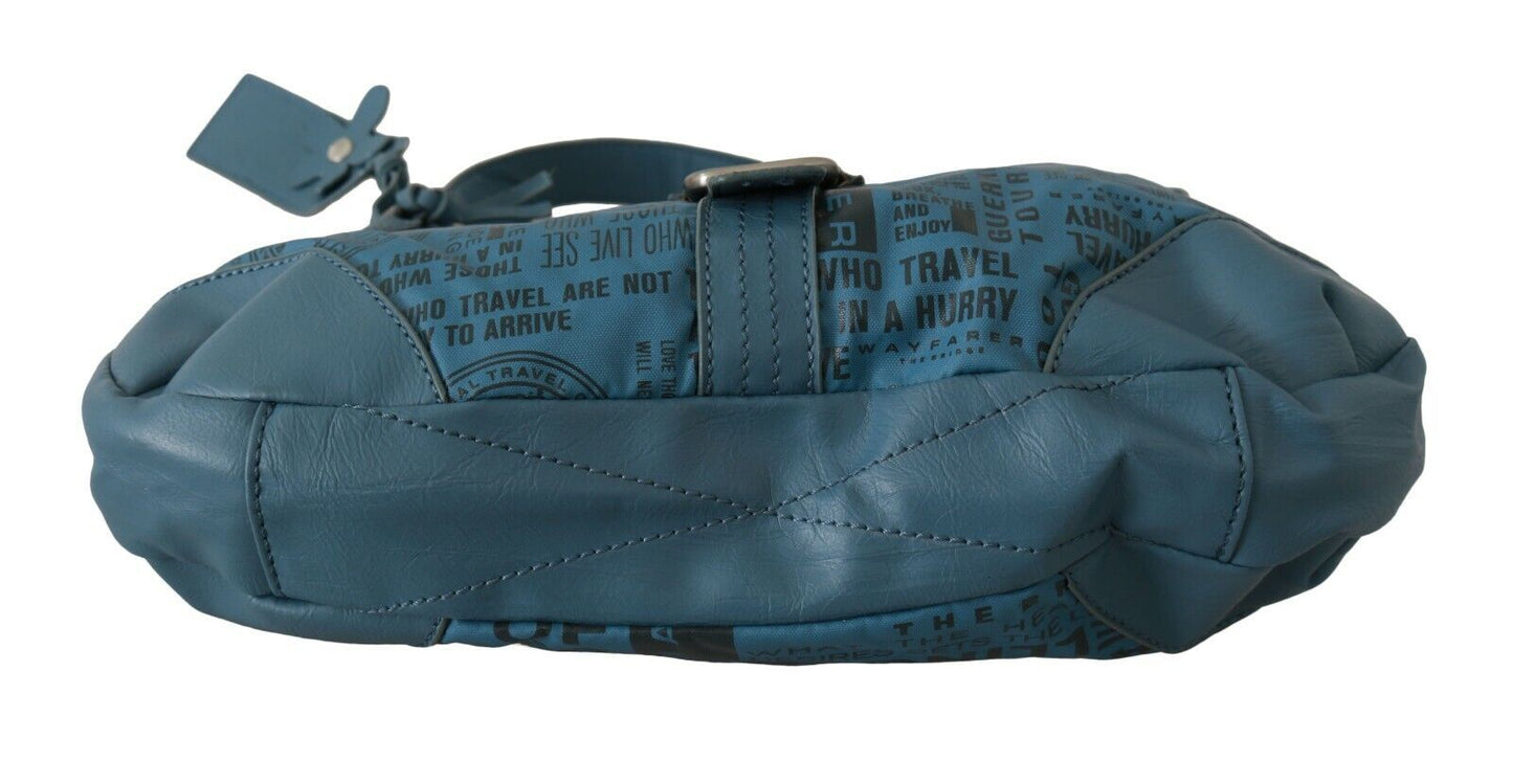 Bolso De Hombro Monedero Estampado Mujer Azul