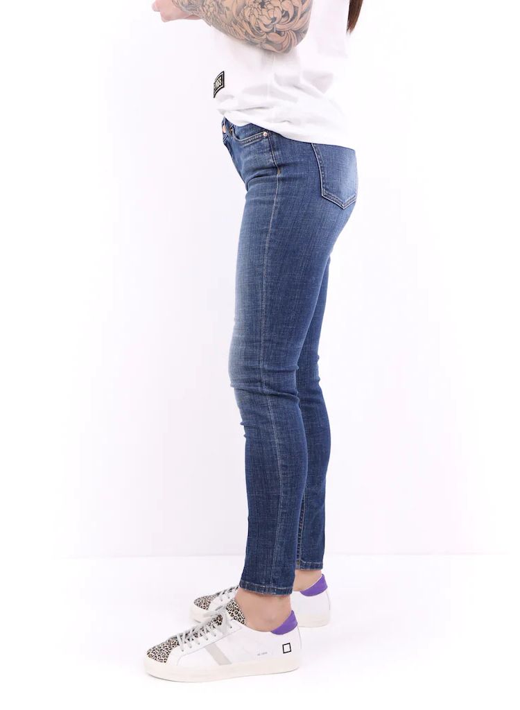Jeans e pantaloni in cotone blu