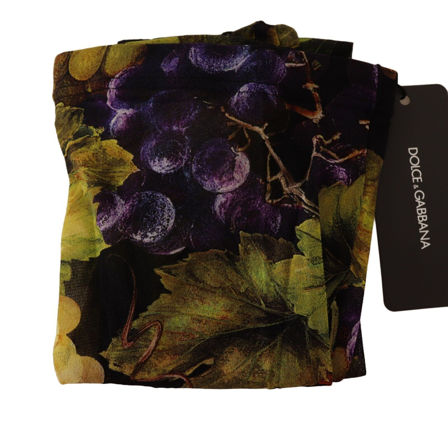 Medias con estampado de uvas negras Medias