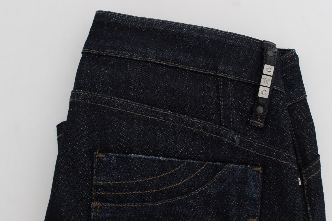 Jeans slim fit in cotone elasticizzato blu