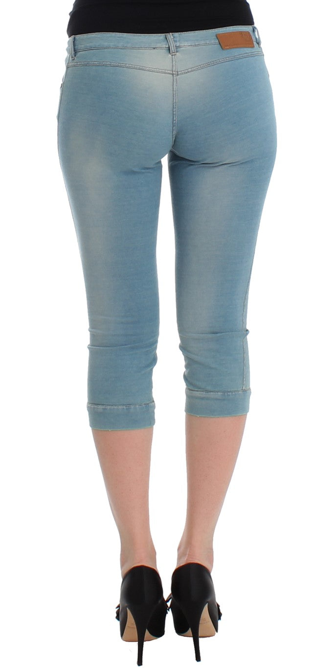 Pantalones capri azules Vaqueros cortos
