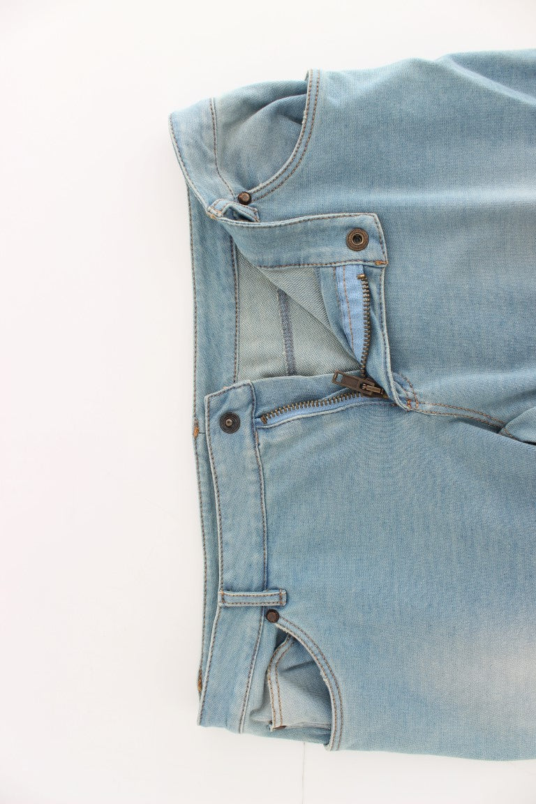 Pantalones capri azules Vaqueros cortos
