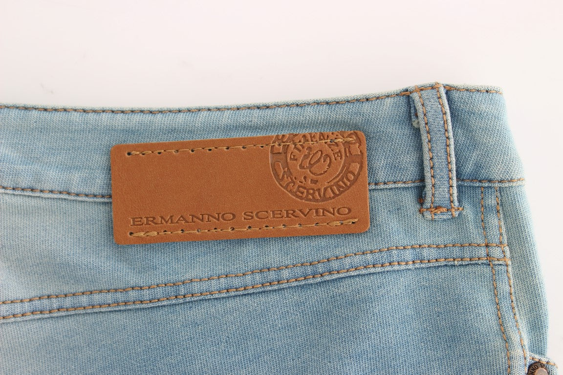 Pantalones capri azules Vaqueros cortos