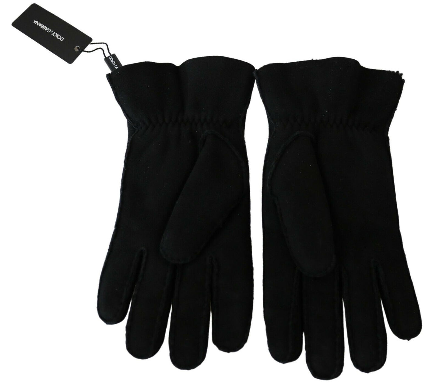 Motorrad-Biker-Handschuhe aus schwarzem Leder