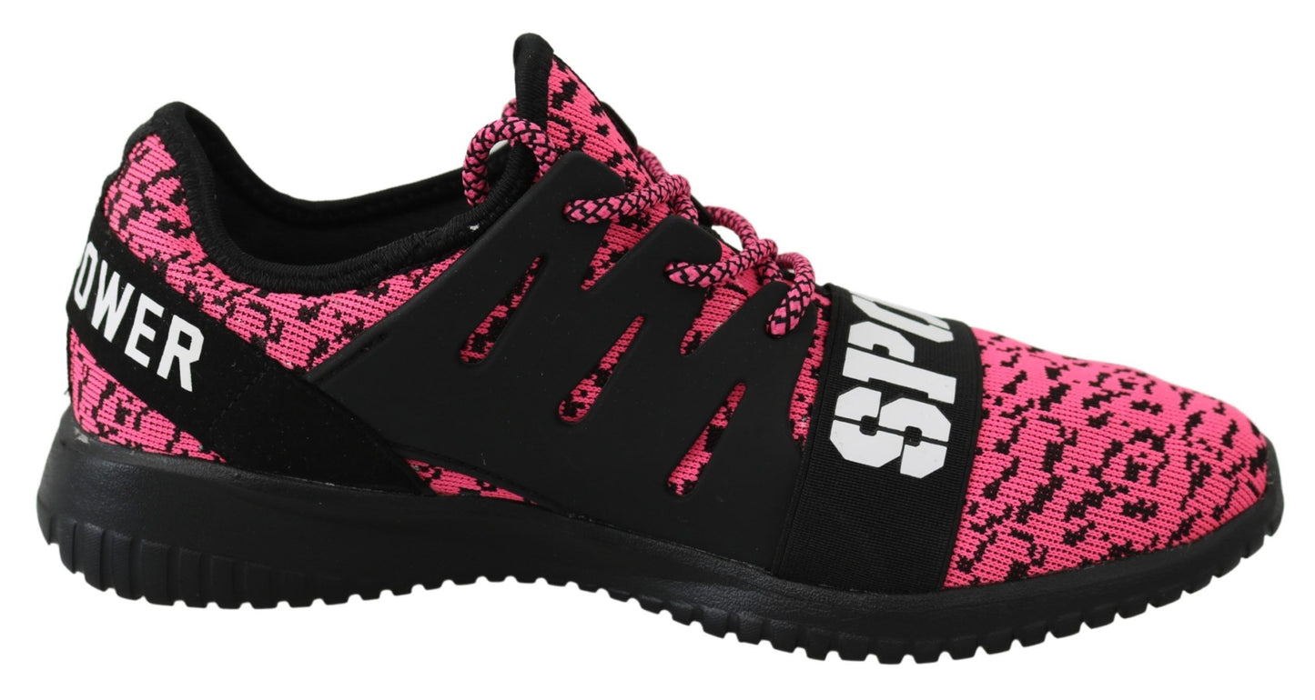 Plein Sport Chic Pink Blush Sportliche Sneakers