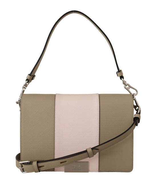 Bolso De Hombro De Poliuretano Salvia
