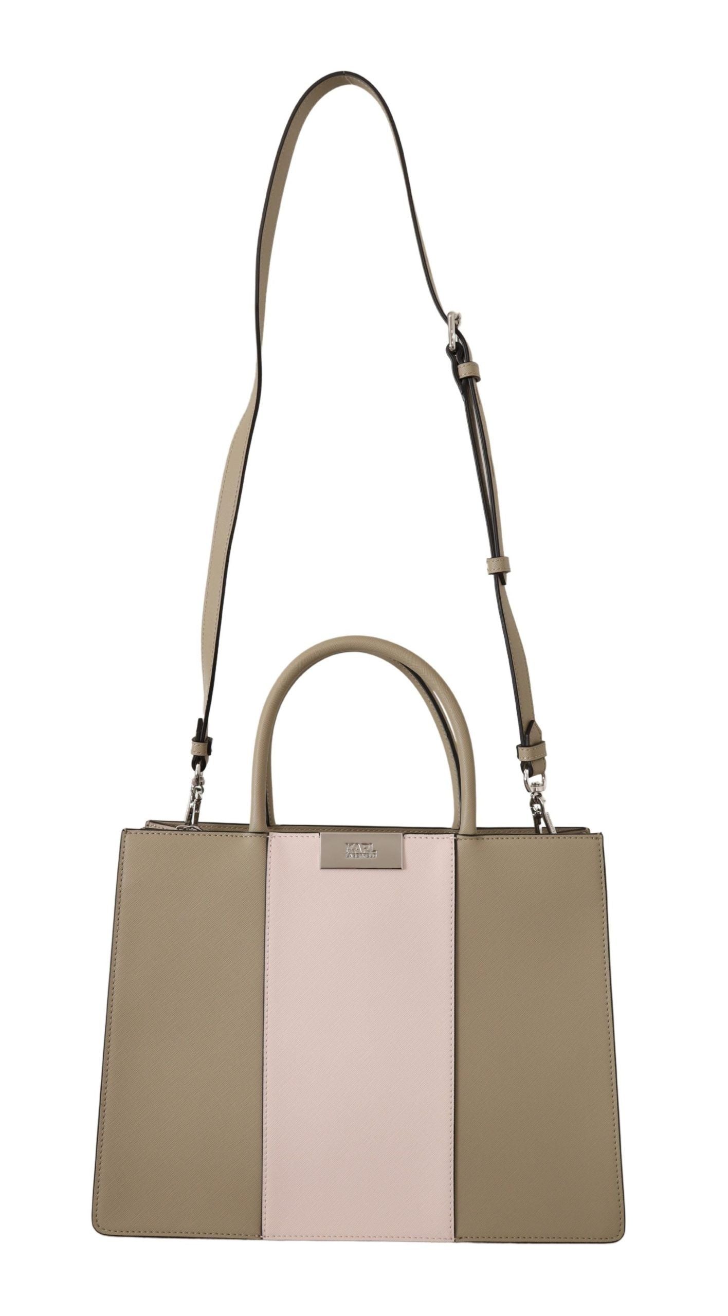 Bolso tote de poliuretano verde salvia