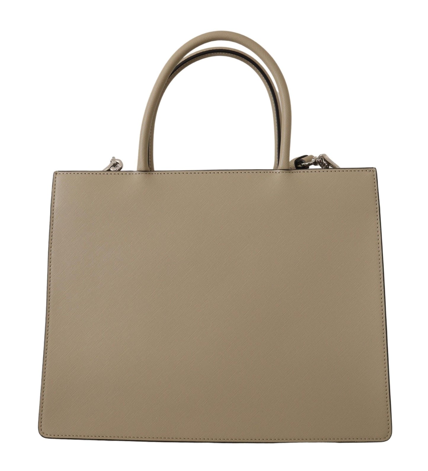 Bolso tote de poliuretano verde salvia