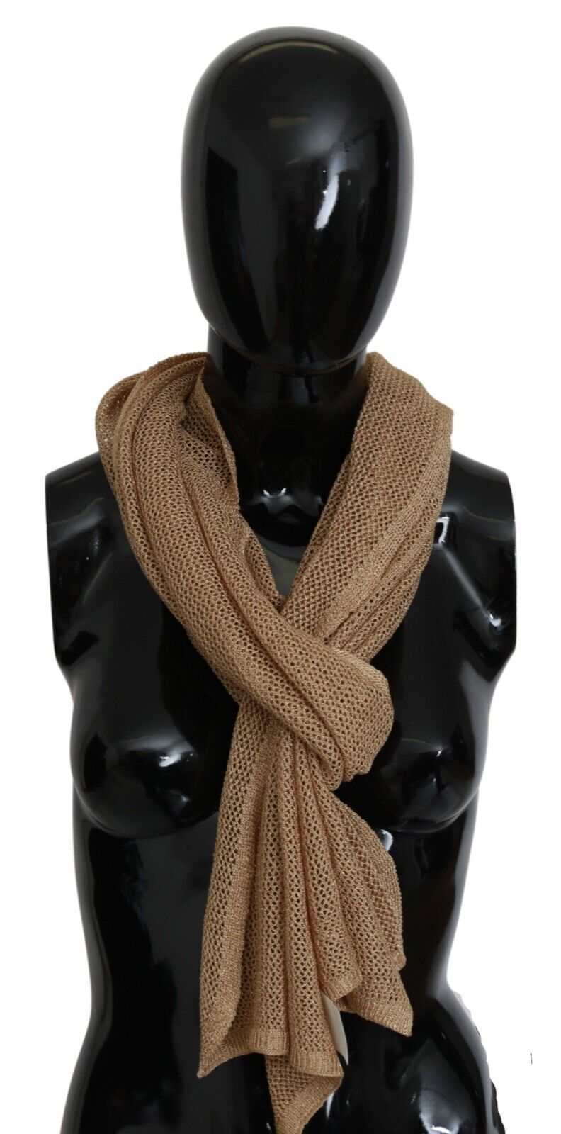 Sciarpa Foulard con scialle invernale con collo marrone