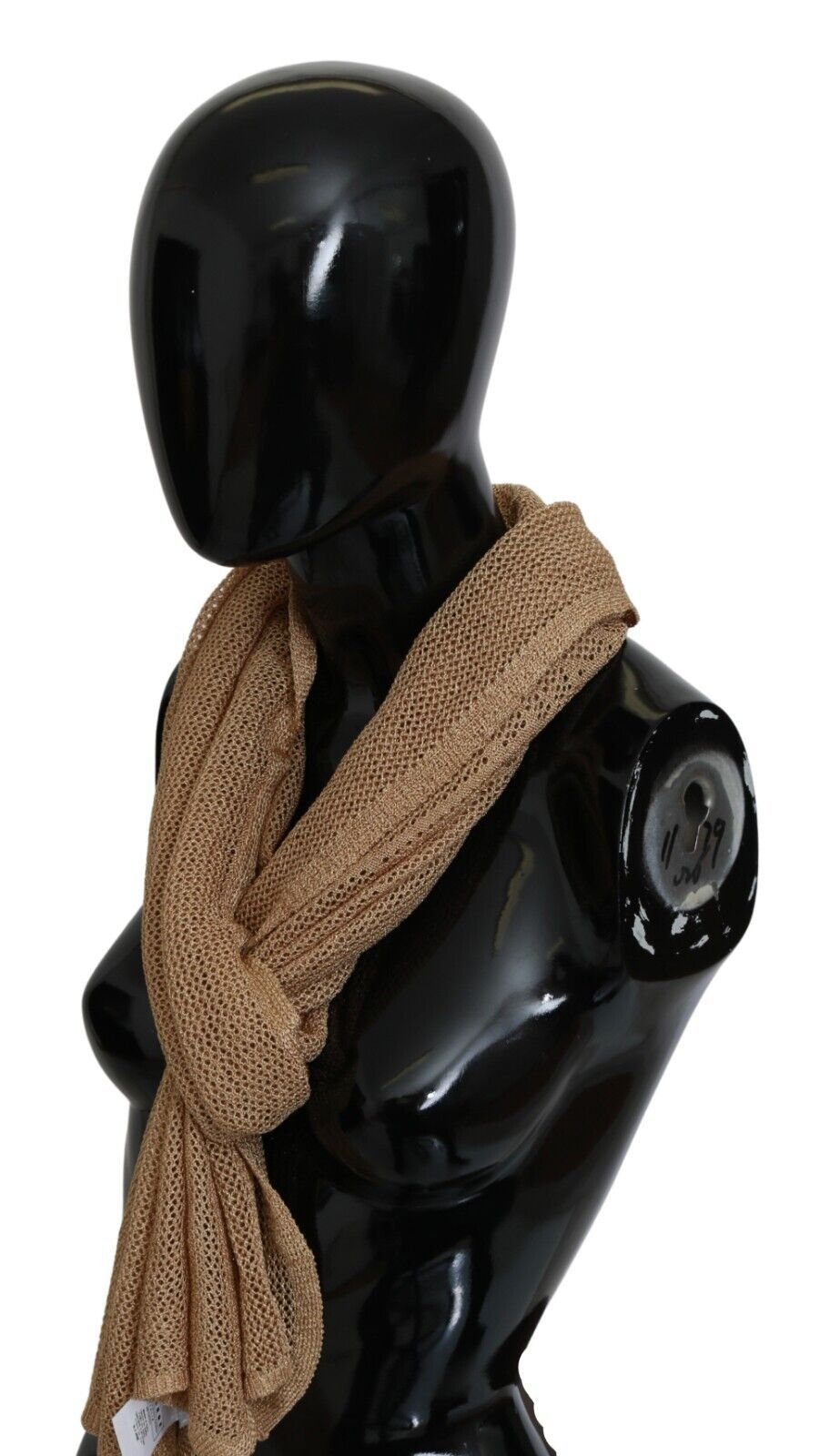 Sciarpa Foulard con scialle invernale con collo marrone