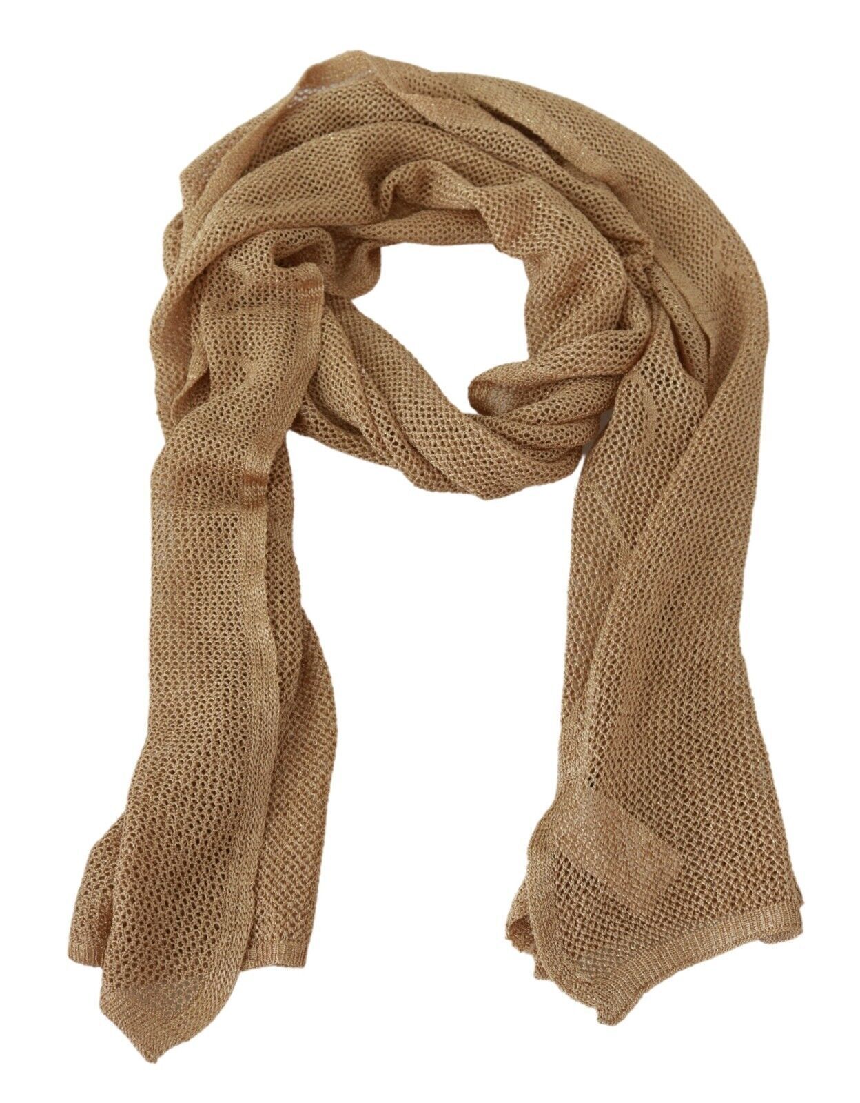 Sciarpa Foulard con scialle invernale con collo marrone