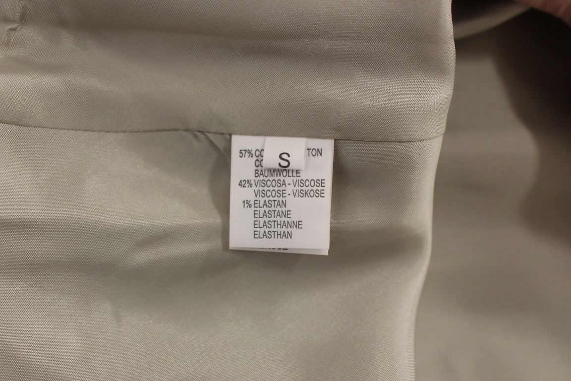 Comeforbreakfast Sleek Pleated Minirock in Pink und Grau