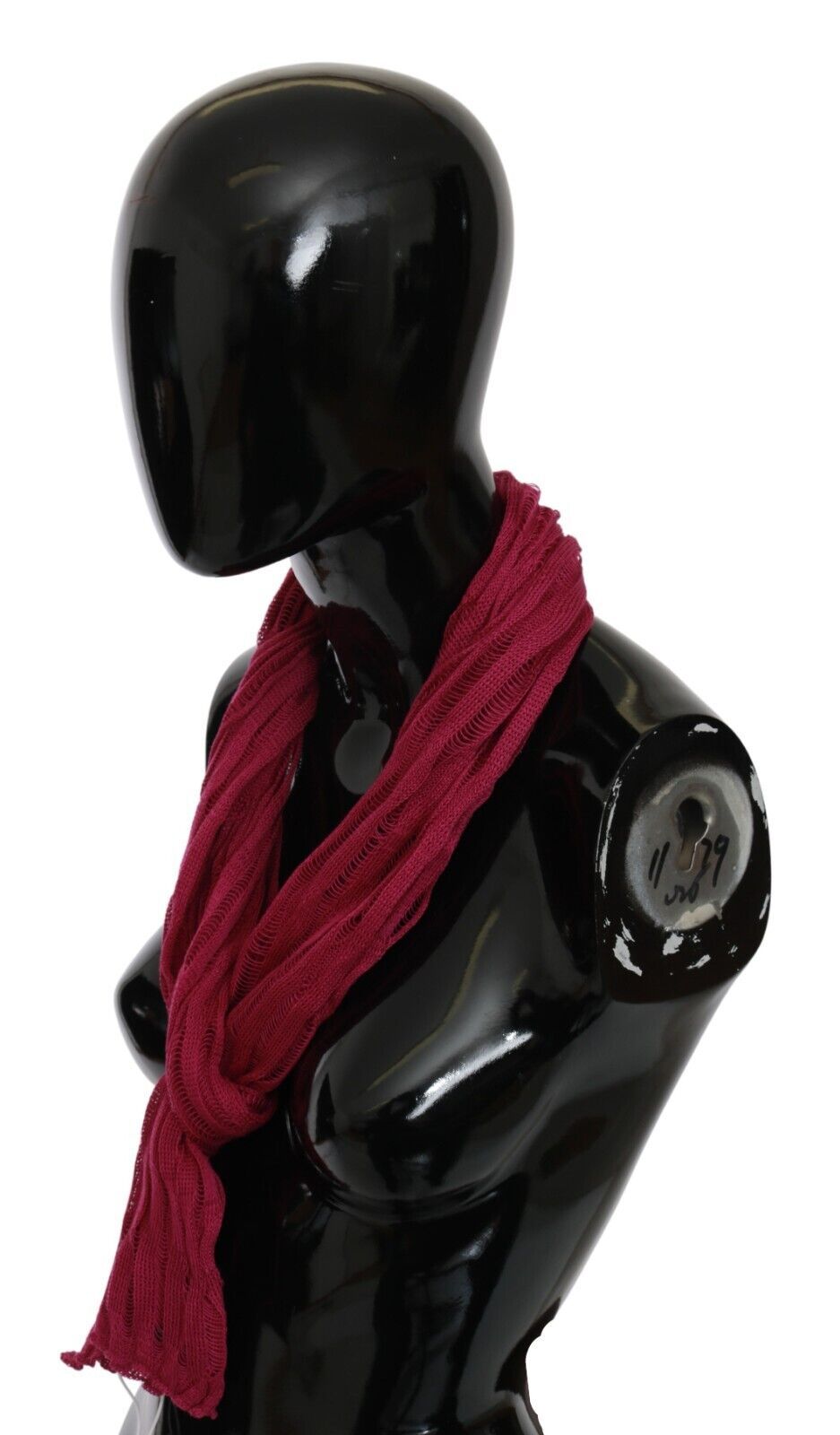 Sciarpa Foulard con collo avvolgente bordeaux