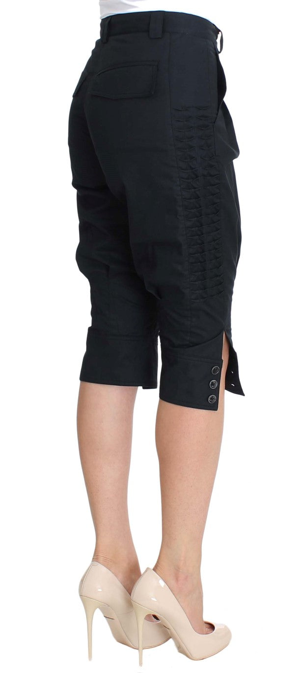 Pantaloni a 3/4 in cotone blu