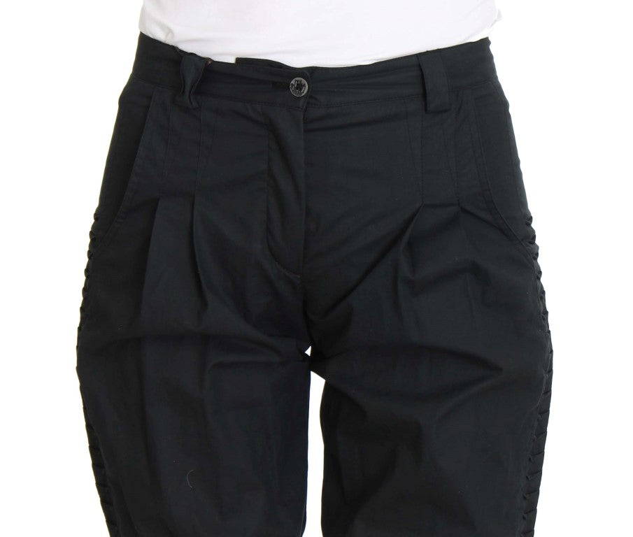 Pantaloni a 3/4 in cotone blu