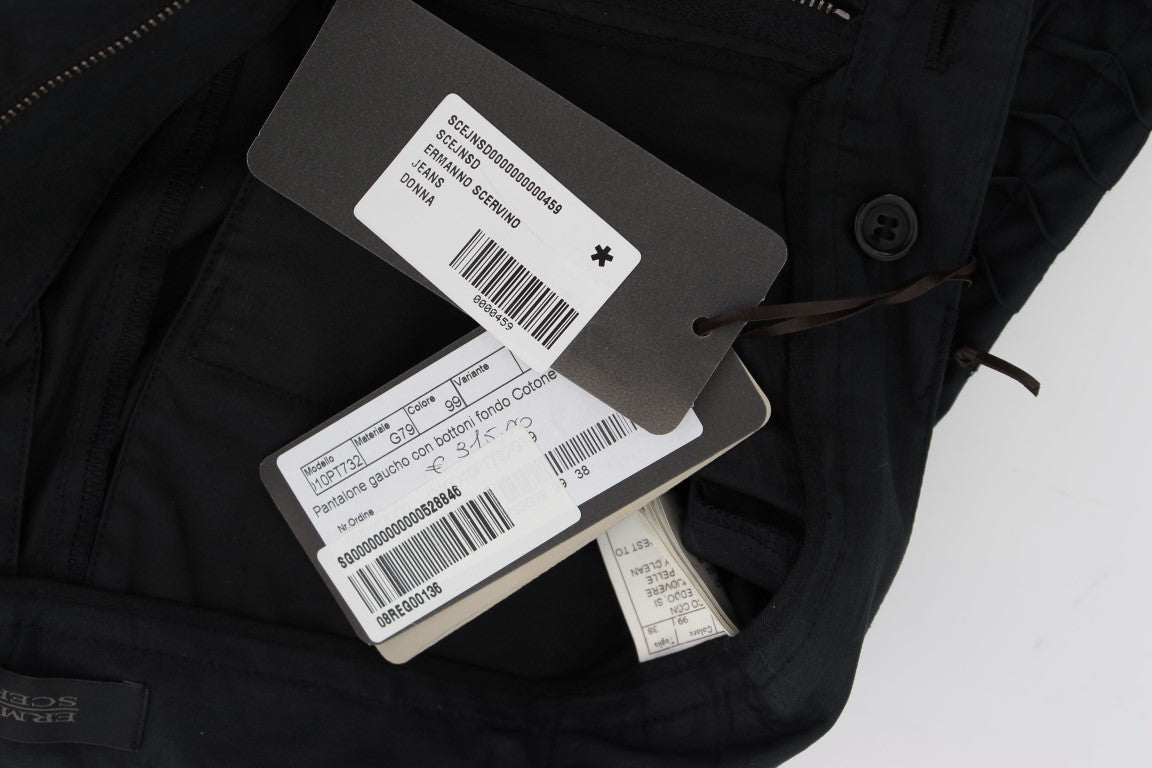 Pantaloni a 3/4 in cotone blu