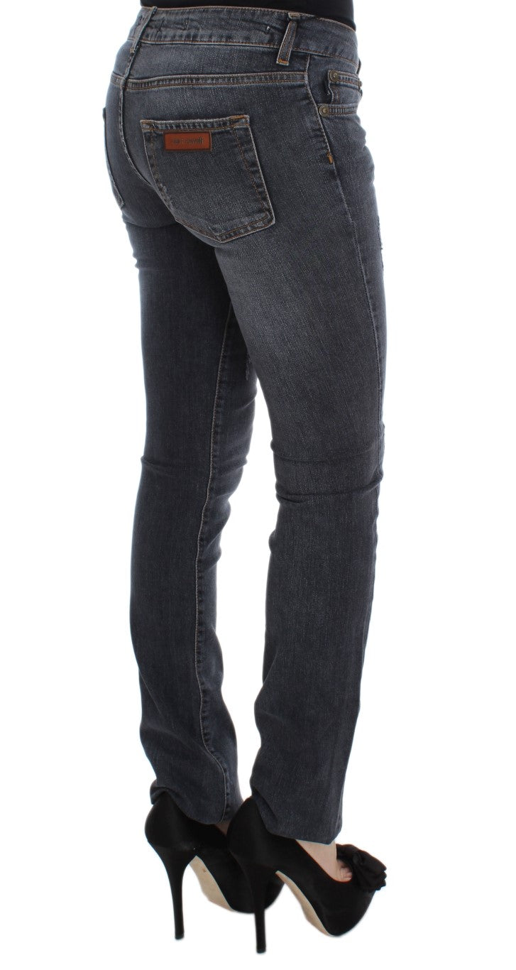 Jeans slim fit in misto cotone lavaggio blu