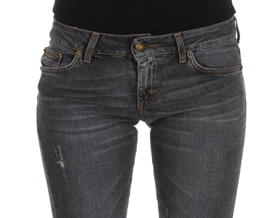 Jeans slim fit in misto cotone lavaggio blu
