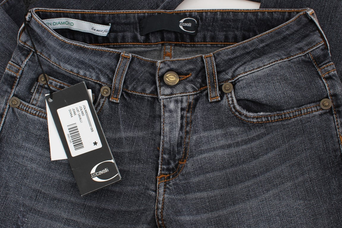 Jeans slim fit in misto cotone lavaggio blu