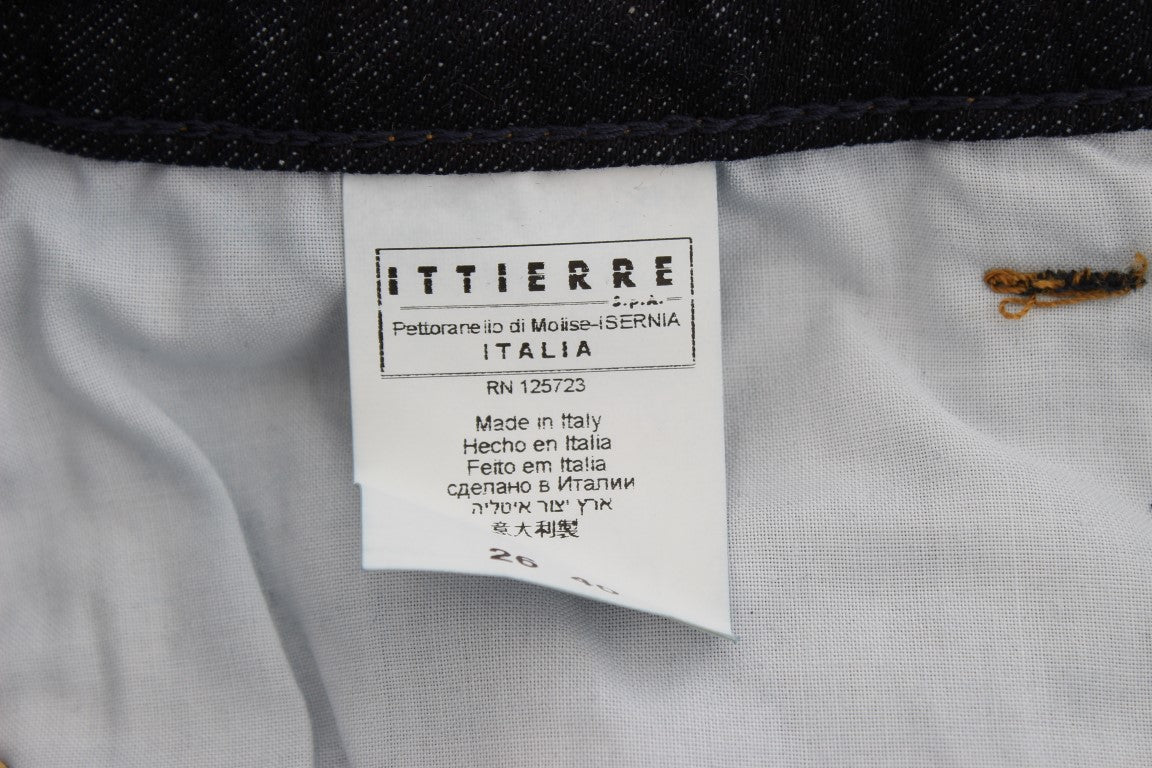 Jeans de designer bleu Sleek Slim Fit de Costume National