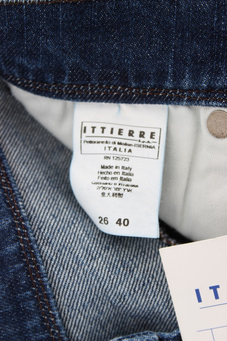 Jeans slim fit in misto cotone lavaggio blu